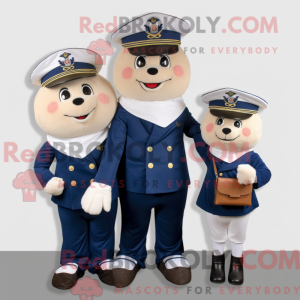 Disfraz de mascota de Navy...