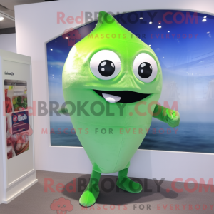 Silver Green Bean mascot...