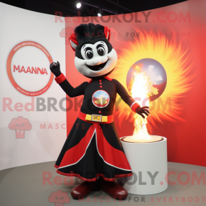 Postava maskota Fire Eater...