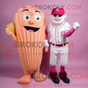 Pink pommes frites maskot...