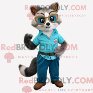 Teal Raccoon...