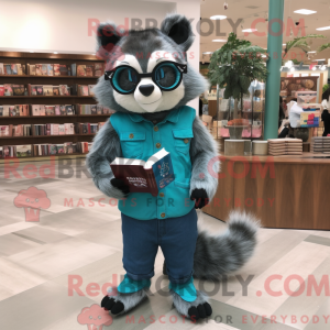 Teal Raccoon...