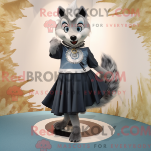 Figura de máscara de raposa...