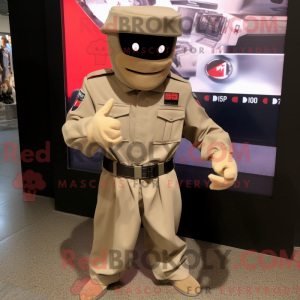 Costume mascotte de Gi Joe...