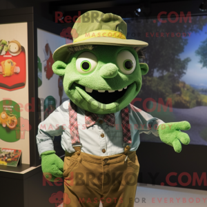 Green Goulash mascot...