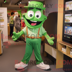Green Goulash mascot...