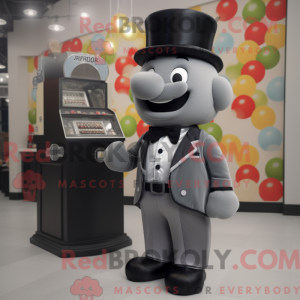 Gray Gumball Machine mascot...