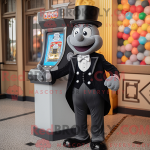 Gray Gumball Machine mascot...