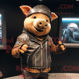 Rust gris maskot kostume...