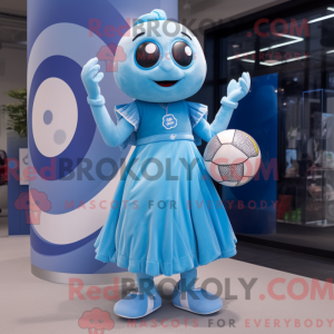 Sky Blue Juggle mascot...