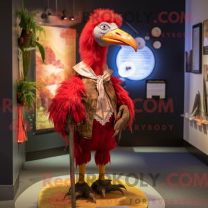 Máscara de pássaro Red Dodo...