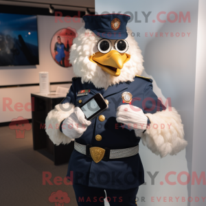 Navy Fried Chicken mascot...