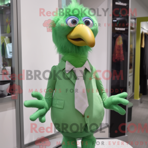 Green Chicken mascot...