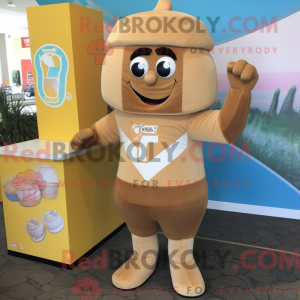 Tan Candy Box mascot...