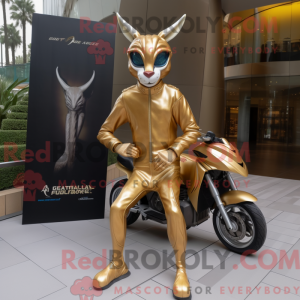 Gold Gazelle maskot...