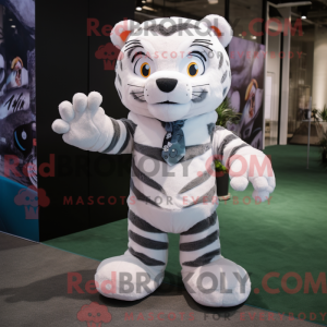 White Tiger maskot kostume...