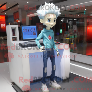 Computer mascot costume...