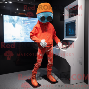 Computer maskot kostume...