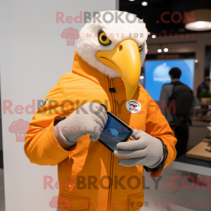 Orange Bald Eagle...