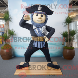 Navy Pirate mascot costume...