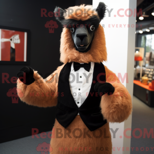 Rust Alpaca mascot costume...