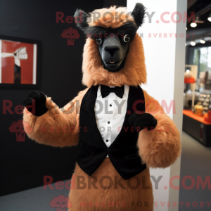 Rust Alpaca maskot kostume...