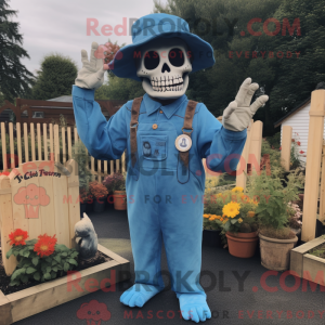 Blue Graveyard mascot...