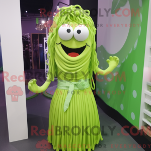 Limegrønn Figura de máscara...