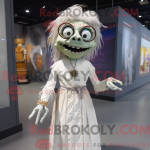 White Undead mascot costume...