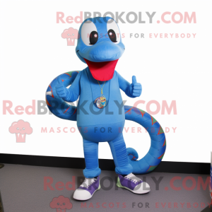 Blue Snake maskot...