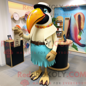 Postava maskota Tan Tucan...