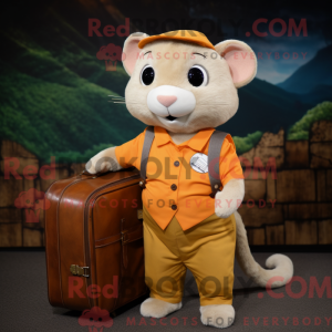 Orange Dormouse mascot...