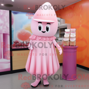 Pink Ice Cream maskot...