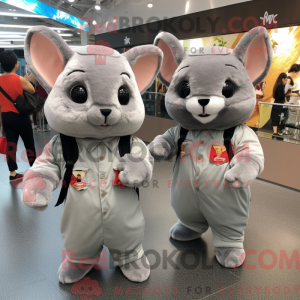 Chinchilla mascot costume...