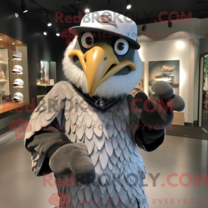 Grey Haast S Eagle maskot...