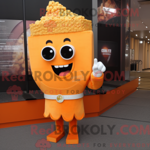 Orange Pop Corn mascot...
