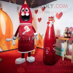 Maroon Bottle Of Ketchup...