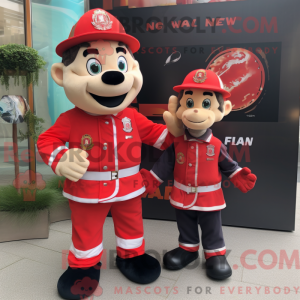 Fire Fighter mascot costume...