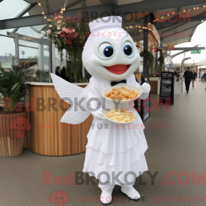 White Fish And Chips mascot...
