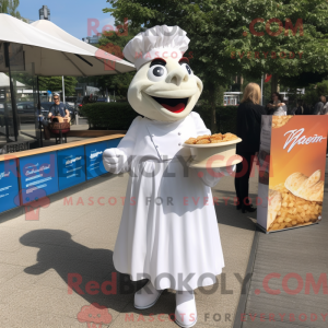 White Fish And Chips mascot...