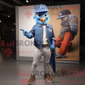 Rust Blue Jay mascot...