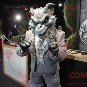 Gray Gargoyle mascot...
