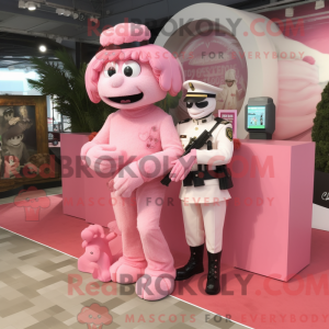 Pink Commando mascot...