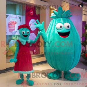 Turquoise Raspberry mascot...