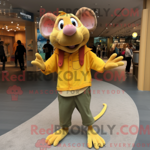 Yellow Ratatouille mascot...