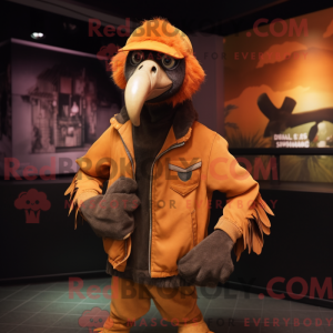 Rust Vulture mascot costume...