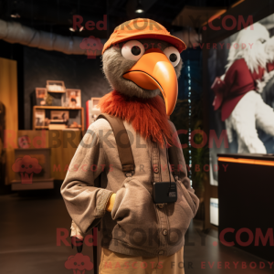 Rust Vulture mascot costume...