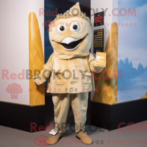 Boneco de máscara Beige...