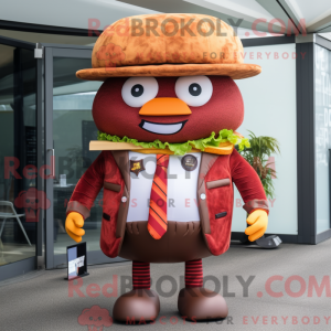 Rust Hamburger mascot...