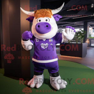 Purple Bull-mascottekostuum...